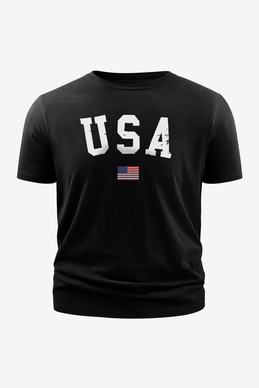 USA Flag Graphic Tee Shirt